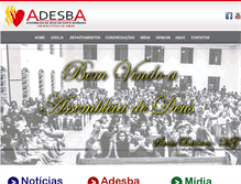 Tablet Screenshot of adsantabarbaramg.com.br